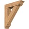 Ekena Millwork Traditional Traditional Smooth Bracket w/ Offset Brace, Western Red Cedar, 7 1/2"W x 30"D x 34"H BKT0806X30X34TRA01SWR - alternate 1